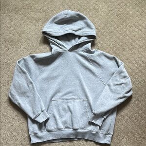 Aritzia Mega Ragalan Hoodie Heather Chrome